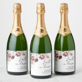 秋 | ブルゴーニュ結婚フローラ スパークリングワインラベル (ボトル)