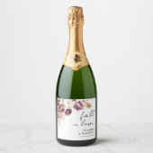 秋 | ブルゴーニュ結婚フローラ スパークリングワインラベル (正面)