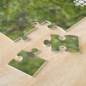 秋 – ペレグリン《鳥》ハヤブサ ジグソーパズル (側面)