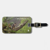 秋 – ペレグリン《鳥》ハヤブサ ラゲッジタグ (正面横)