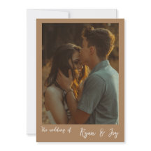 秋/ボホ結婚式招待状