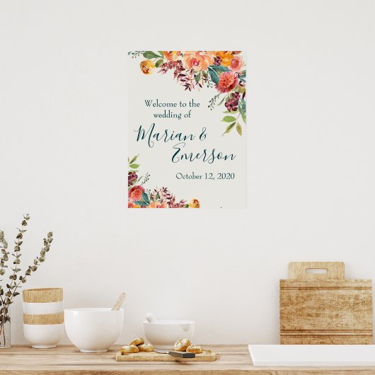 秋 ポスター (キッチン)