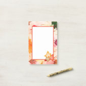 秋 ポストイット (デスク上)