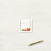 秋 ポストイット (デスク上)