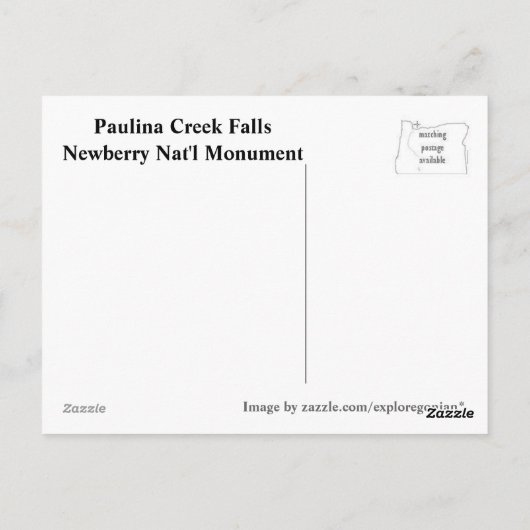 秋 ポストカード (裏面)