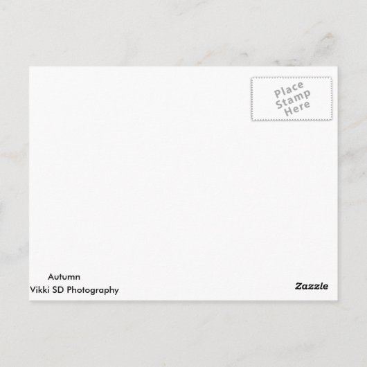 秋 ポストカード (裏面)