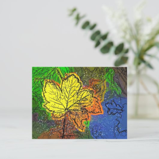 秋 ポストカード (スタンド正面)