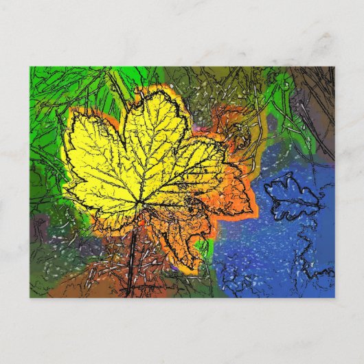 秋 ポストカード (正面)