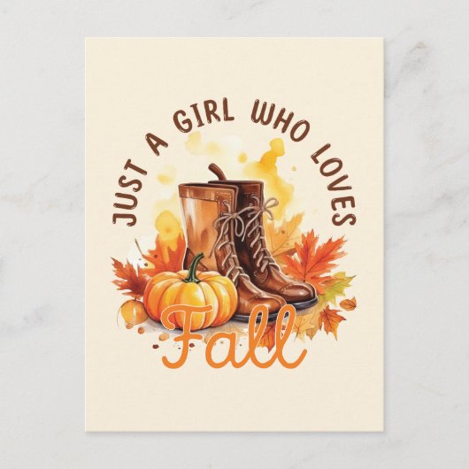 秋 ポストカード (正面)