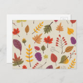 秋 ポストカード (正面/裏面)