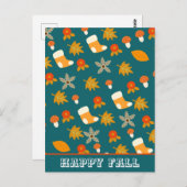 秋 ポストカード (正面/裏面)
