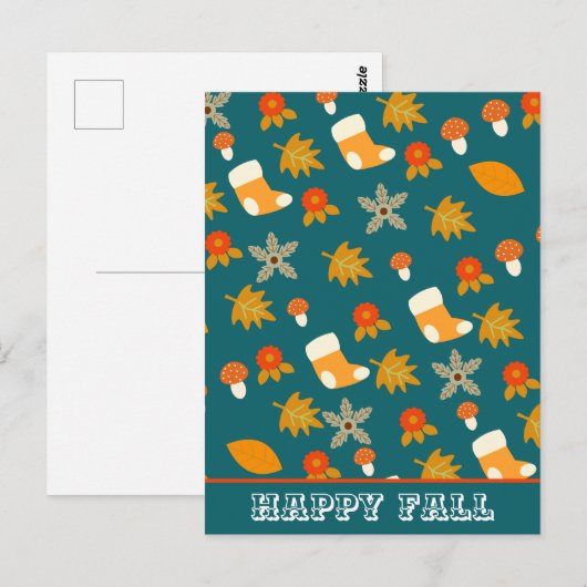 秋 ポストカード (正面/裏面)