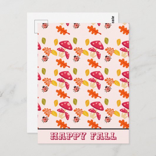 秋 ポストカード (正面/裏面)