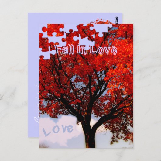 秋 ポストカード (正面/裏面)