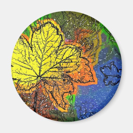 秋 マグネット (正面)