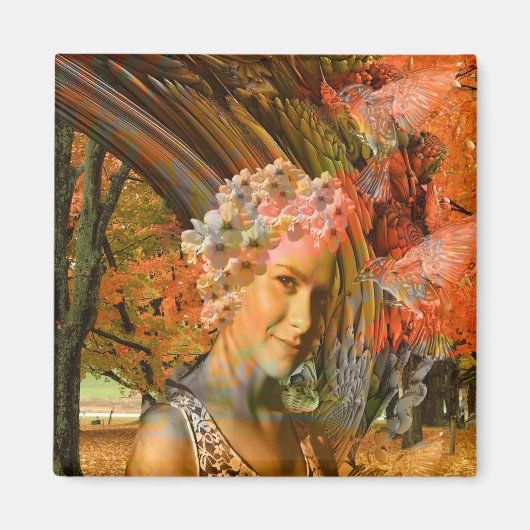 秋 マグネット (正面)