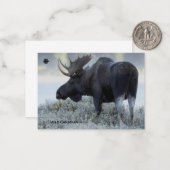 秋 – ムース ノートカード (正面/裏面インサイチュ)