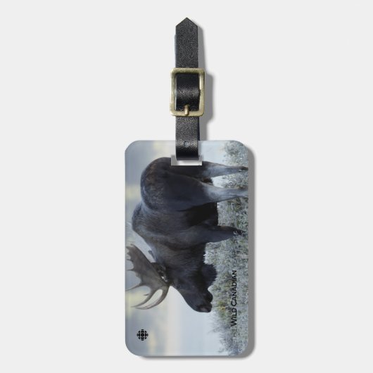 秋 – ムース ラゲッジタグ (正面縦)