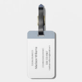 秋 – ムース ラゲッジタグ (裏面縦)