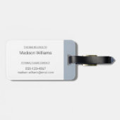 秋 – ムース ラゲッジタグ (裏面横)