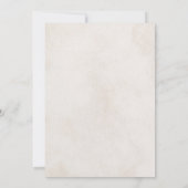 秋 | メモリお気に入りのゲームブライダルシャワー 招待状 (裏面)