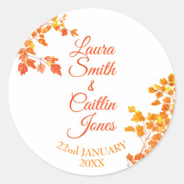 秋 ラウンドシール