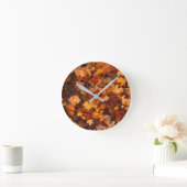 秋 ラウンド壁時計 (ホーム)