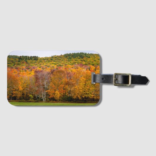 「秋」ラゲッジタグ ラゲッジタグ (正面横)