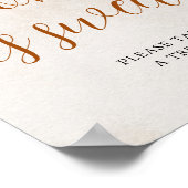 秋 | ラブイズスイートトリートブライダルシャワー ポスター (角)