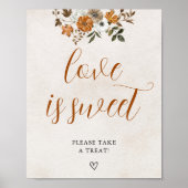 秋 | ラブイズスイートトリートブライダルシャワー ポスター (正面)