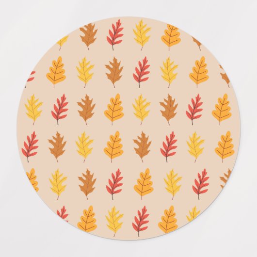 秋 ラベル (デザイン2)