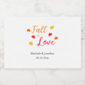 秋 リキュールボトルラベル (シングルラベル)