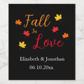 秋 ワインラベル (シングルラベル)