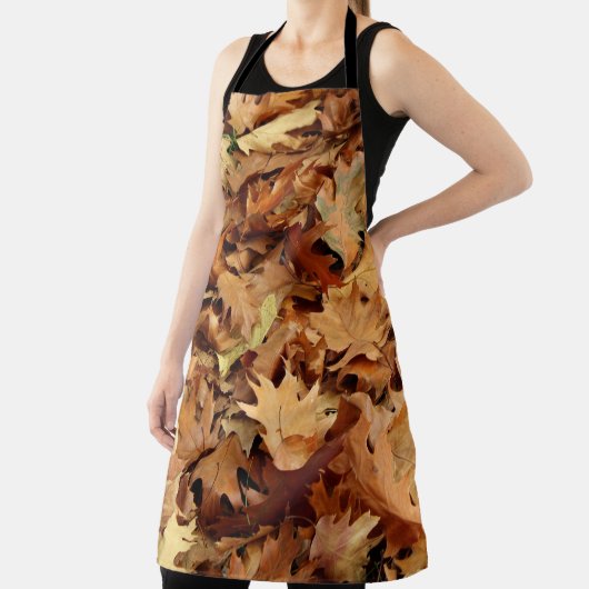 秋，乾いた葉 エプロン (インサイチュ)