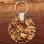 秋,乾いた葉 キーホルダー (裏面)