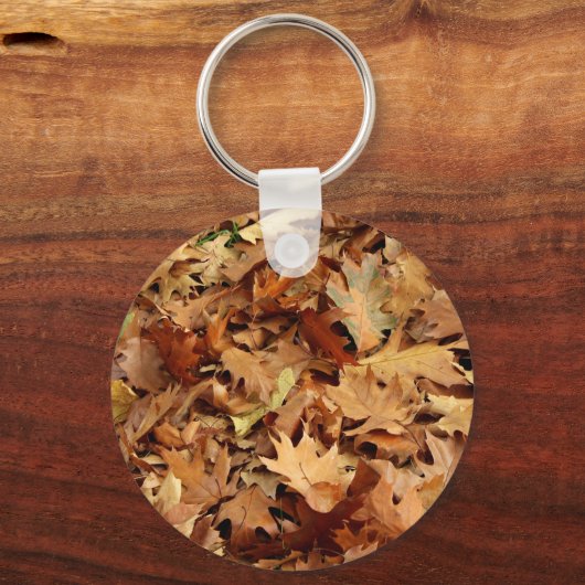 秋，乾いた葉 キーホルダー (裏面)