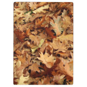 秋，乾いた葉 クリップボード (裏面)