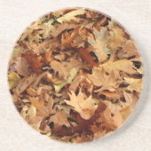 秋，乾いた葉 コースター (正面)