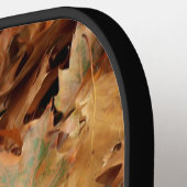 秋，乾いた葉 ピックルボールラケット (左詳細)