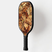 秋，乾いた葉 ピックルボールラケット (左)