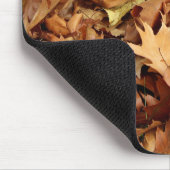 秋，乾いた葉 マウスパッド (コーナー)