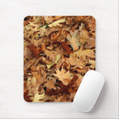 秋，乾いた葉 マウスパッド (マウス)