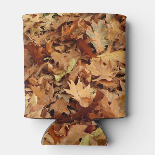 秋，乾いた葉 缶クーラー (裏面)