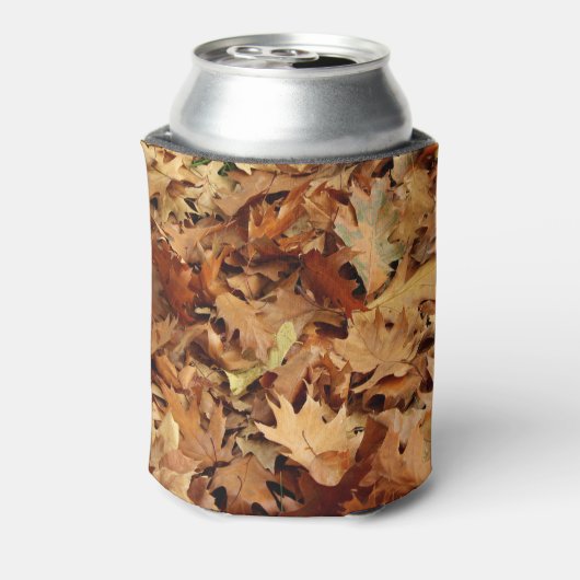 秋，乾いた葉 缶クーラー (缶裏面)