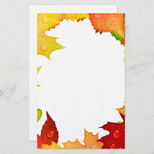 秋 便箋 (正面/裏面)