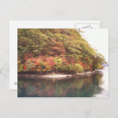 秋, 北海道洞爺湖 ポストカード (正面/裏面)
