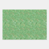 秋〔占星術の〕十二宮図のサインtrio《星座》乙女座，天秤座，蠍座 ラッピングペーパーシート (正面)