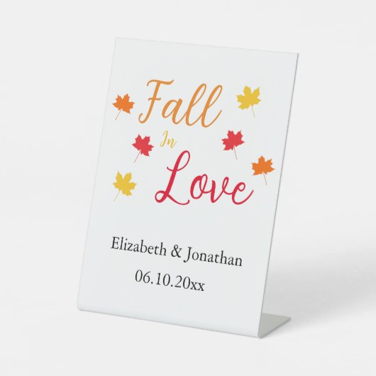 秋 台座サイン (正面)