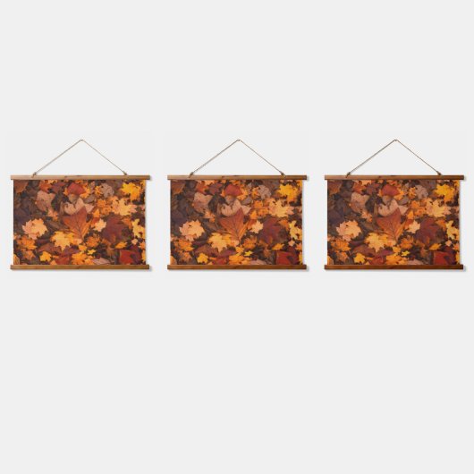 秋 吊り下げ型タペストリー (トリプル)