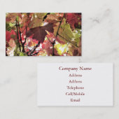 秋 名刺 (正面/裏面)